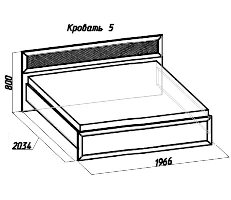 Кровать милана 1 схема сборки